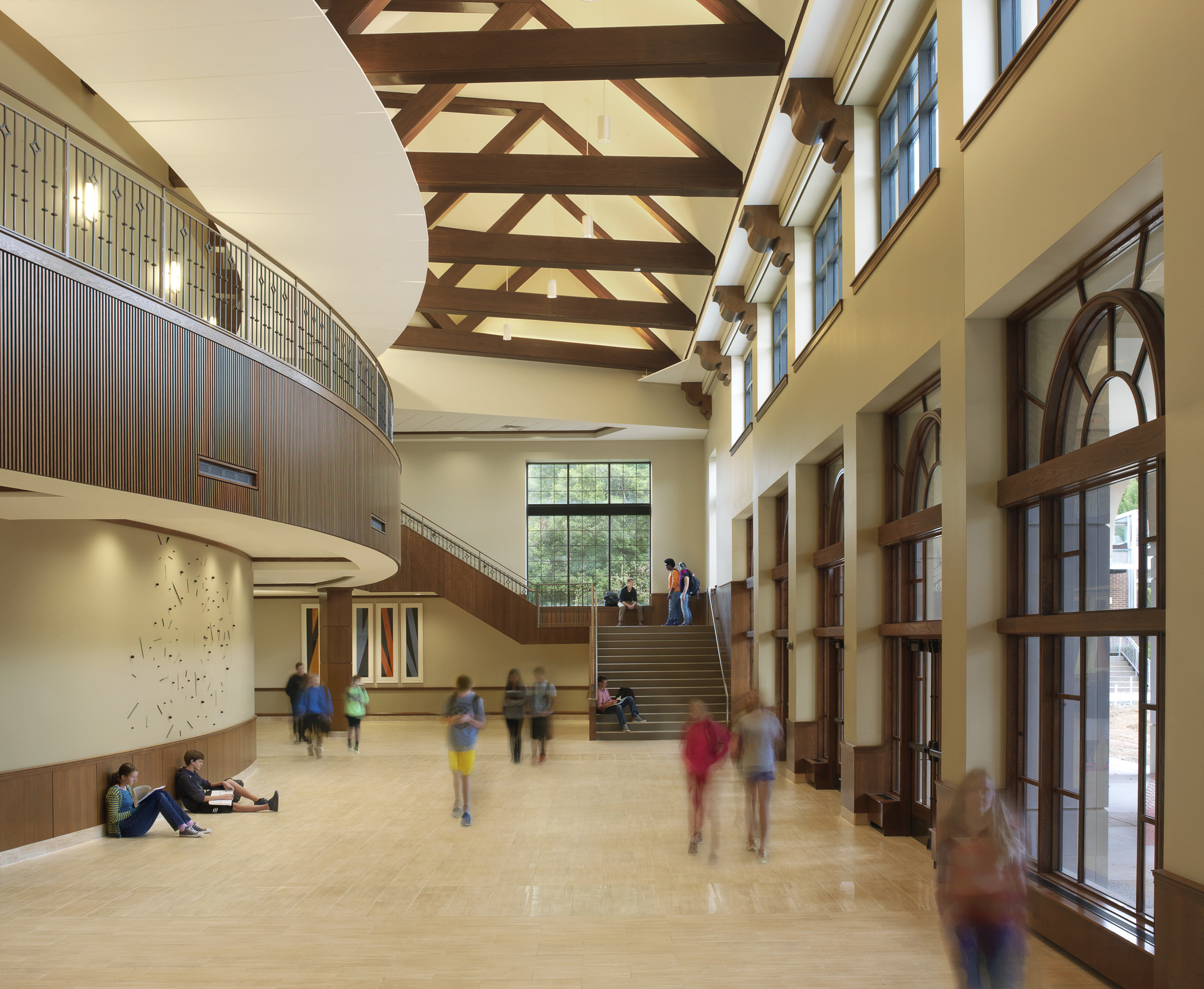 John Burroughs School Taylor Athletic Center, Performing Arts Center, and Commons - Lobby