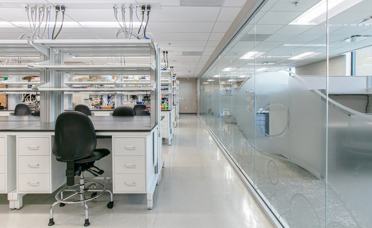 clinical laboratory interior design