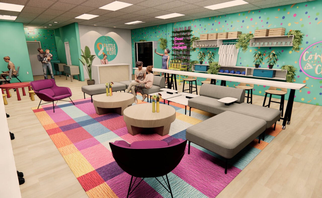 Lawrence Group Providing Pro Bono Design on New Space for Non-Profit 3 Little Birds 4 Life