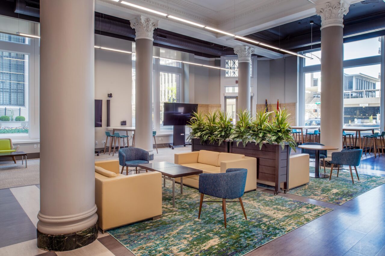 Lawrence Group Transforms Former Bank in Historic Security Building into Modern Workspace for St. Louis Bar Association