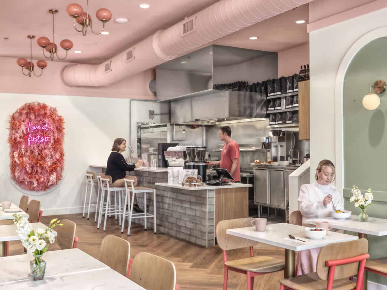 Lawrence Group Designs Distinctive Interior for Pink Willow Café in Historic Cottleville, MO