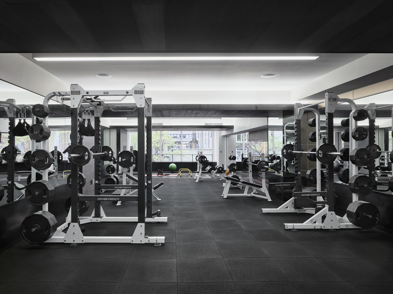 Weightlifting room at Equinox