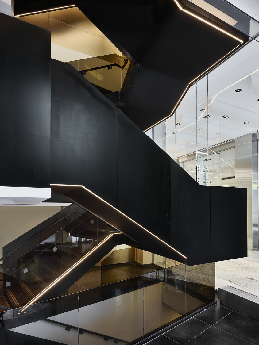 Stairs design at Equinox