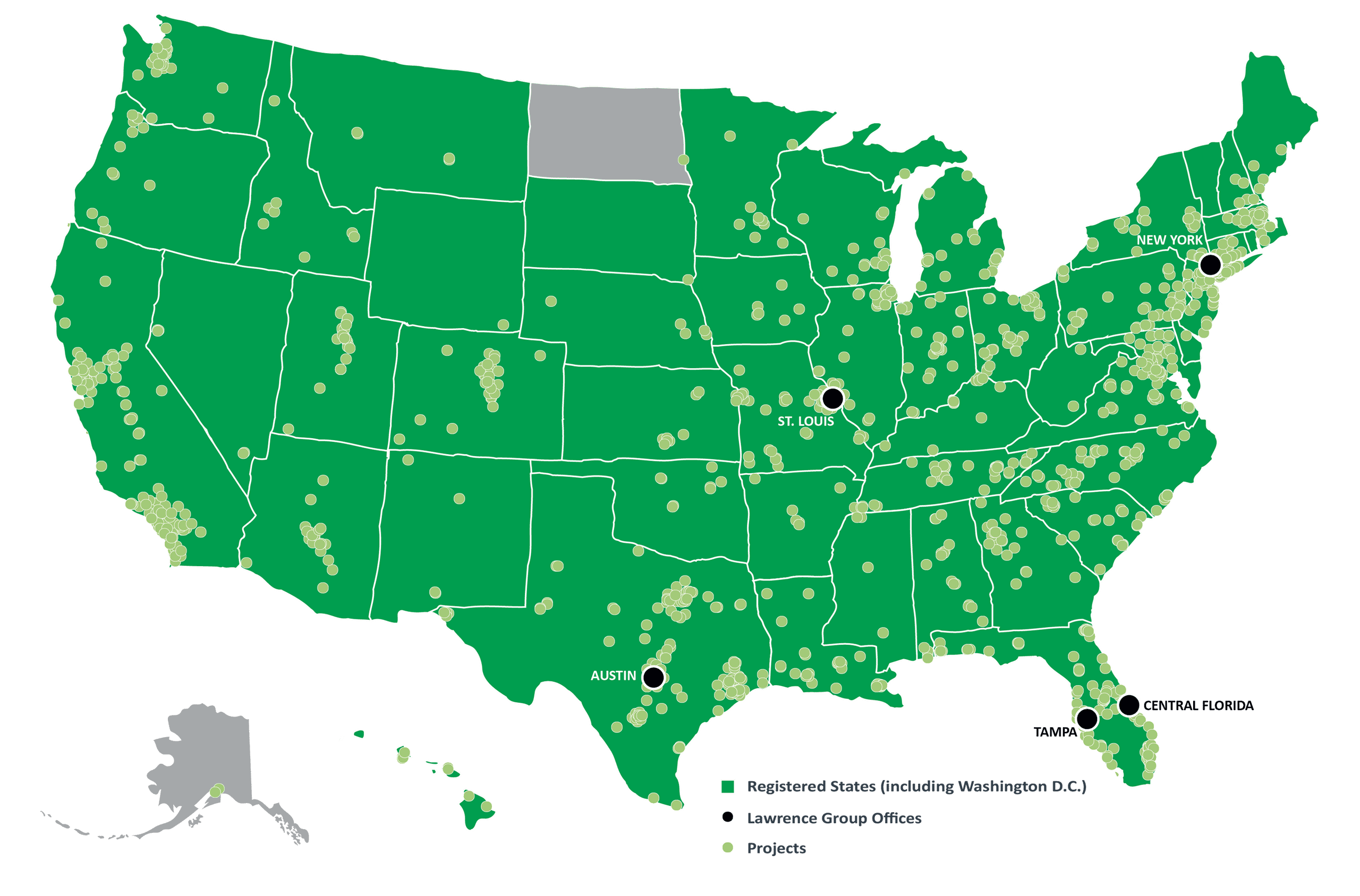 Office locations of Lawrence Group