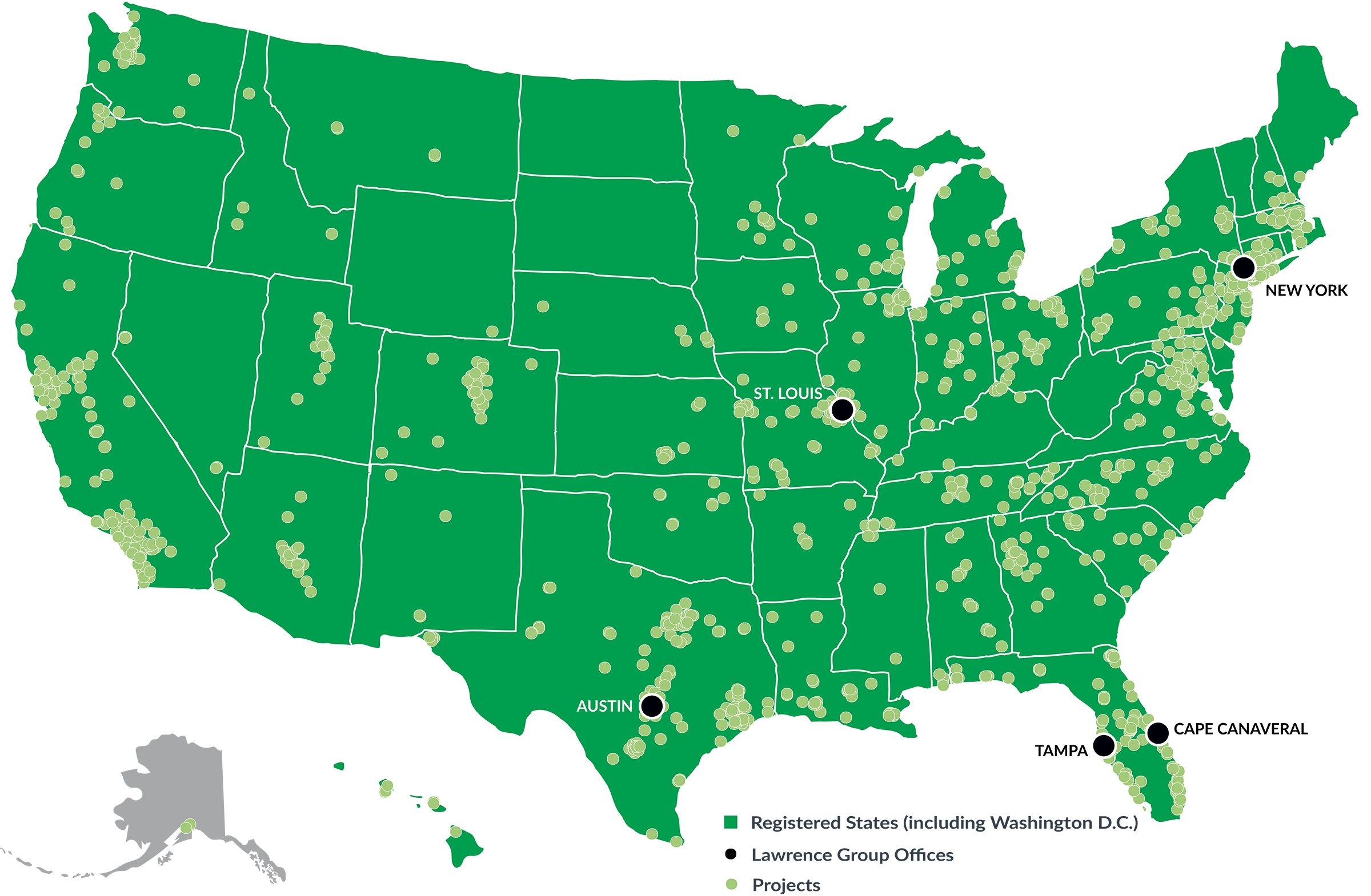 Office locations of Lawrence Group