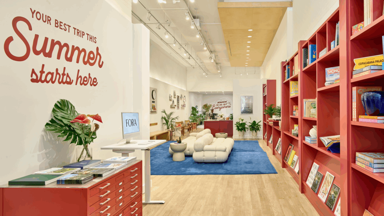 Lawrence Group Designs Immersive Fora Travel Pop-Up in New York City’s SoHo Neighborhood