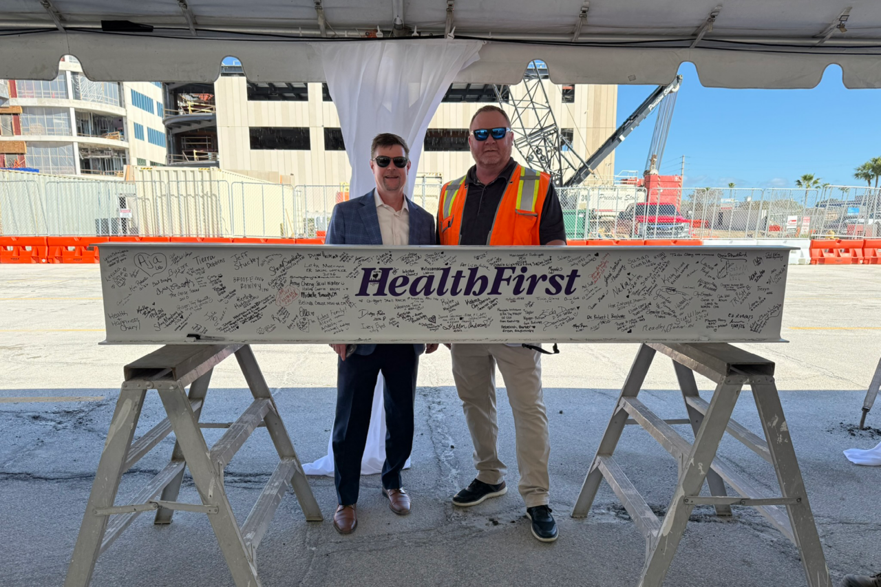 Topping Off Ceremony for New Health First Cape Canaveral Hospital