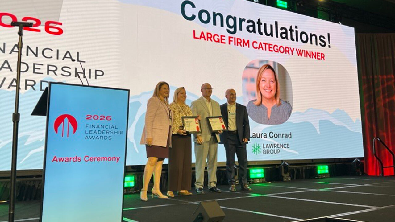 Lawrence Group CFO Laura Conrad Receives 2026 Financial Leadership Award
